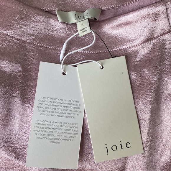 Joie Pink Satin Skirt - Picture 4 of 4